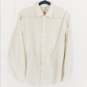 Brooks Brothers Dress Shirts Sz 16 Yellow